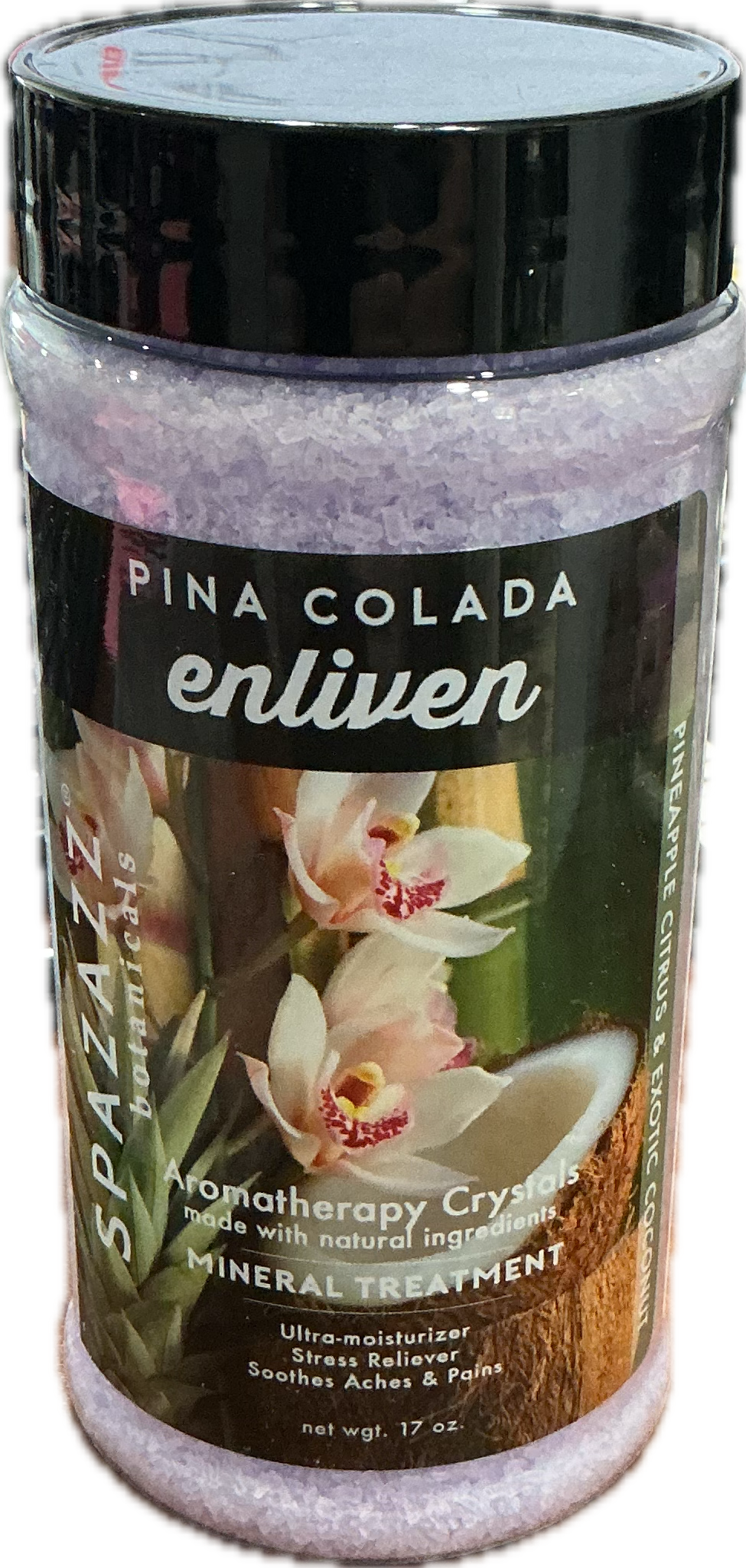 Spazazz Botanicals Aromatherapy Crystals – Pina Colada (17 oz)