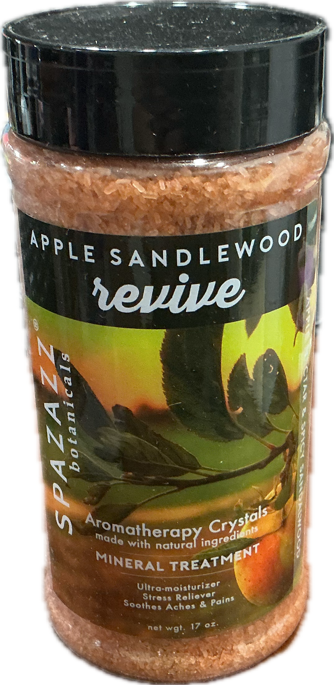 Spazazz Botanicals Aromatherapy Crystals – Apple Sandlewood (17 oz)
