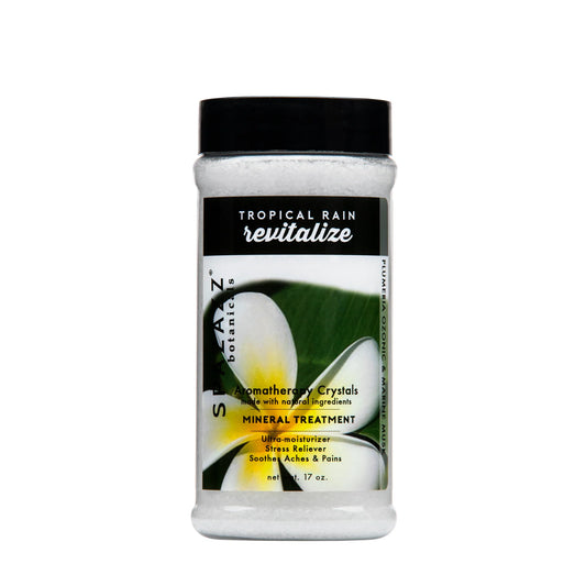 Spazazz Botanicals Aromatherapy Crystals – Tropical Rain Revitalize (17 oz)