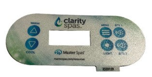 X509159- Clarity Overlay For TP500S- 2 Pump