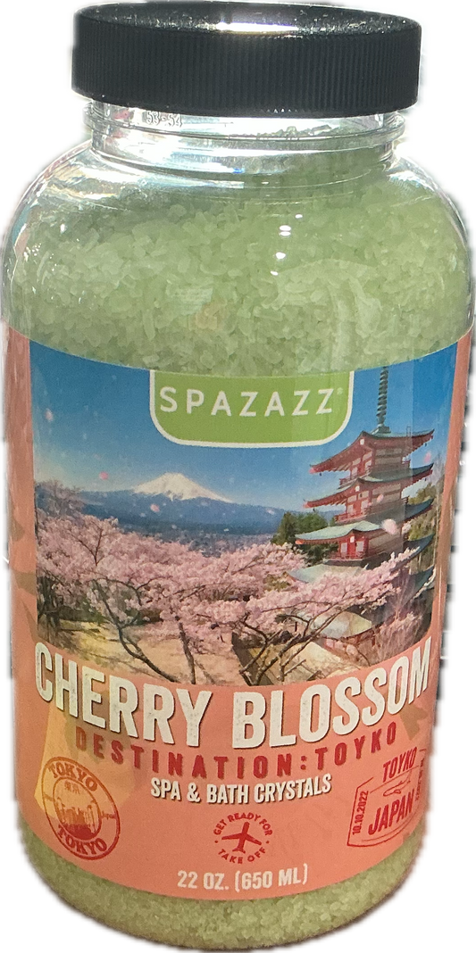 Spazazz Escape Aromatherapy Crystals – Cherry Blossom (22 oz)