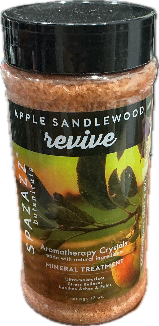 Spazazz Botanicals Aromatherapy Crystals – Apple Sandlewood (17 oz)