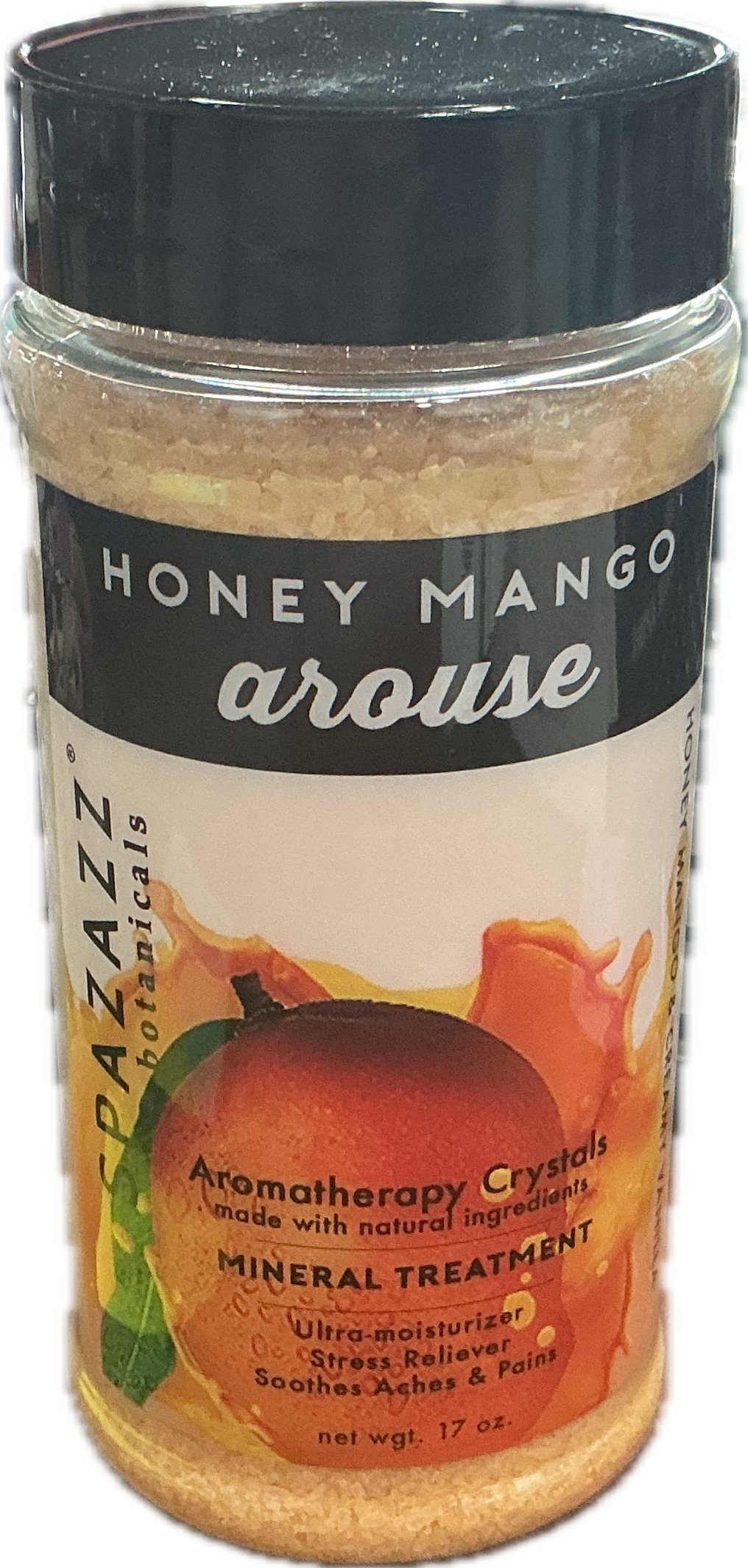 Spazazz Botanicals Aromatherapy Crystals – Honey Mango (17 oz)