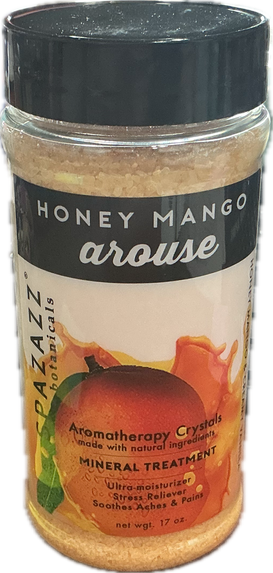 Spazazz Botanicals Aromatherapy Crystals – Honey Mango (17 oz)