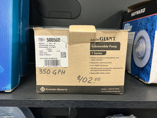 Little Giant Submersible Pump